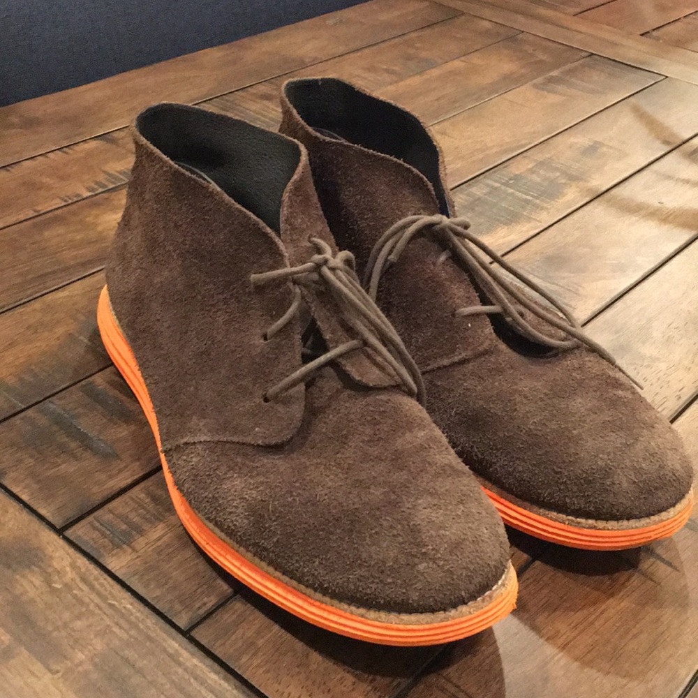 Men’s 11.5 Cole Haan Brown Suede Boots